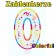 Zahlenkerze Zahl 0, Colorful Candle, zu Geburtstag, Jubiläum und Kindergeburtstag