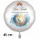 Zur Taufe Herzlichen Glückwunsch, Folienballon inklusive Helium