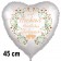 Zur Hochzeit herzlichen Glückwunsch! Herzballon zur Hochzeit, Folienballon inklusive Helium