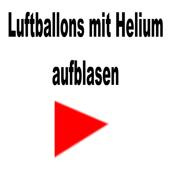 Luftballons mit Helium aufblasen
