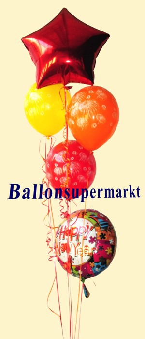 Ballon-Bouquet-Silvester-Helium-Luftballons