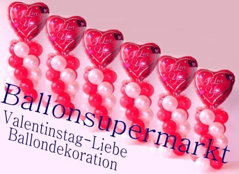 Liebe-Valentinstag-Dekoration-aus-Ballons-2