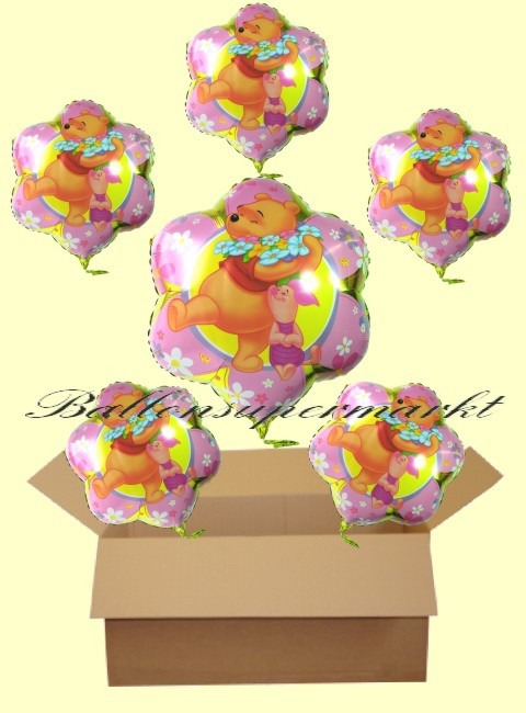 Puuh-Flower-Luftballons-Geschenke-Kindergeburt