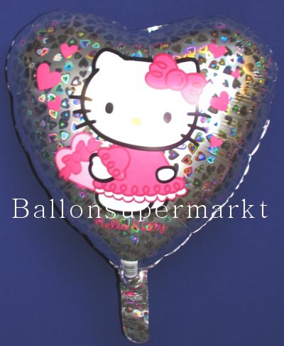 Luftballon Hello Kitty Herz