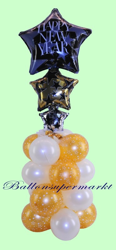 Happy-New-Year-Ballondeko-Silvester-Partydeko