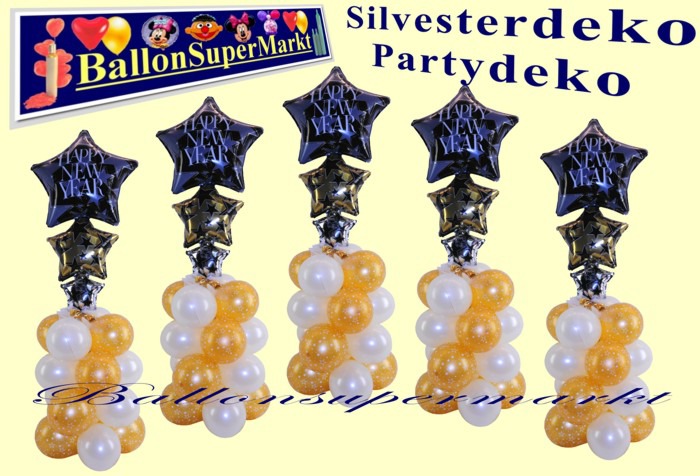 Happy-New-Year-Ballondeko-Silvester-Silvesterpartydeko