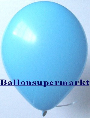Luftballons Rundballons Oval Himmelblau
