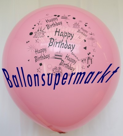 Riesen-Geburtstagsballon-Rosa