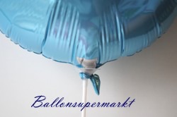 Ballonstab am Folienballon, Luftballonstab am Luftballon aus Folie