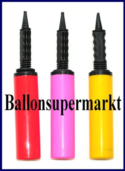 Ballonpumpen vom Ballonsupermarkt, manuelle Pumpen zum Aufblasen von Luftballons