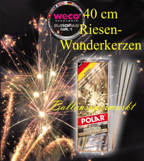Ballonsupermarkt-Onlineshop.de - Maxi-Wunderkerzen, Riesen ...