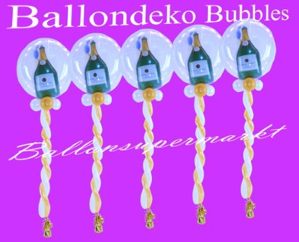 Ballondeko-Bubbles-Champagner