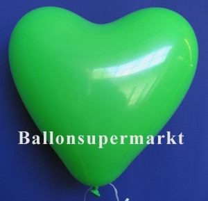 Herzluftballons Grün