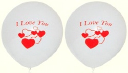 Luftballons Liebe: Ich liebe Dich