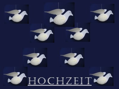 Hochzeit Dekoration, Tauben