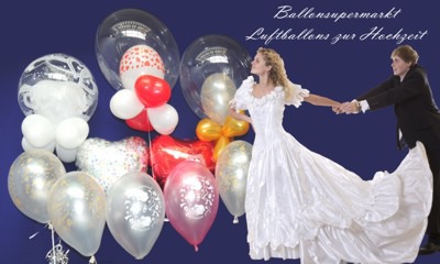 Hochzeitsballons-Luftballons-Hochzeit-Ballonsupermarkt