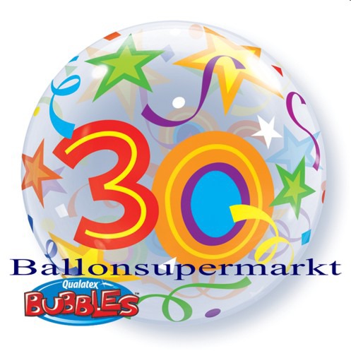 30-Geburtstag-Bubble-Luftballon-ohne-Helium