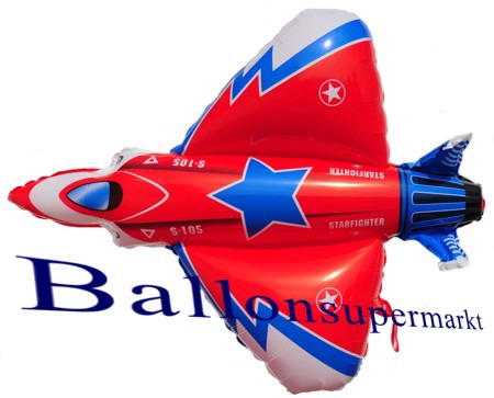 Duesenjaeger-Starfighter-Luftballon-aus-Folie-Flugzeug-Ballon-ohne-Helium-Ballongas