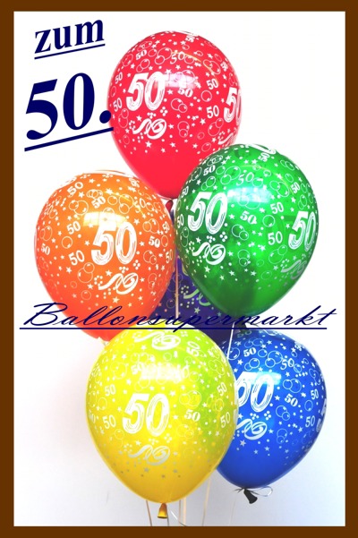 Luftballons-Zahl-50-zum-50.-Geburtstag
