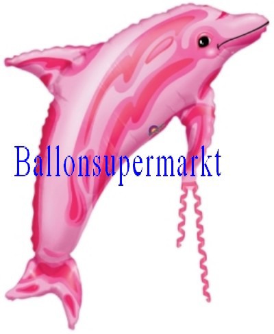 Delfin Luftballon rosa