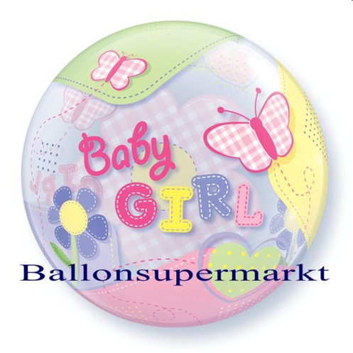 Geburt-Baby-Girl-Bubble-Luftballon-ohne-Helium-2