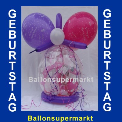 Geburtstagsgeschenk im Geschenkballon