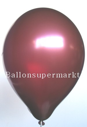 Luftballons Burgund Metallic