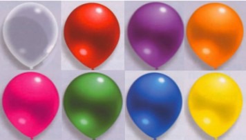 Luftballons Girlande Selbstbau_Set Farben