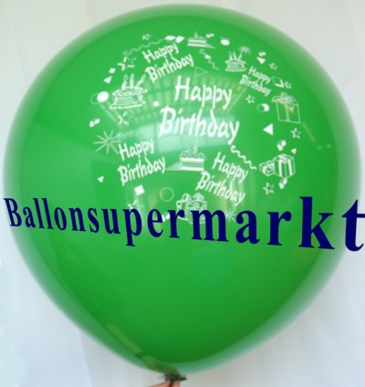 Riesen-Geburtstagsballon-Gruen