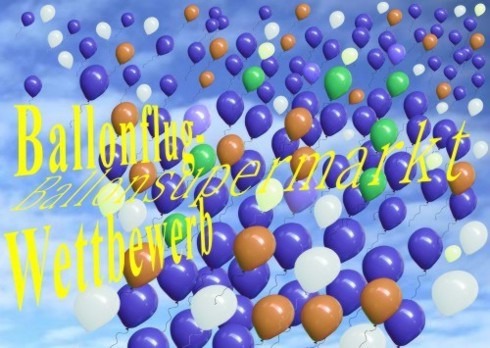 Ballonflug, Luftballon-Massenstart, Ballon-Weitflug, Ballonflugwettberwerb.