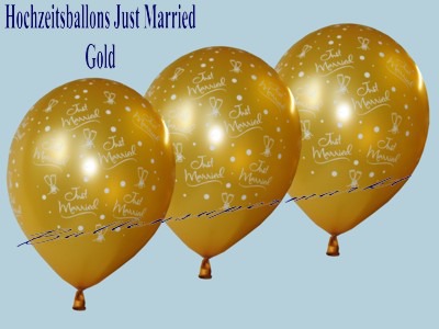 Just-Married-Hochzeitsballons-Latex-Luftballon-gold