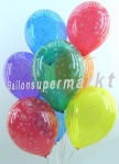 Luftballons Feuerwerk Silvester
