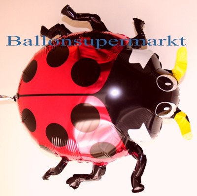 Marienkaefer-Folienballon-Luftballon-Kaefer-aus-Folie