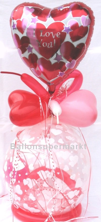 Mit Liebe schenken, Geschenk im Ballon