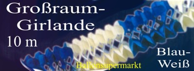 Gross-Raum-Girlande-Blau-Weiss