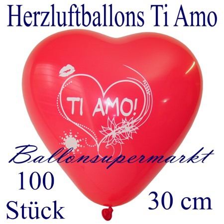 Herzluftballons-Liebe-Ti-amo-100-Stück