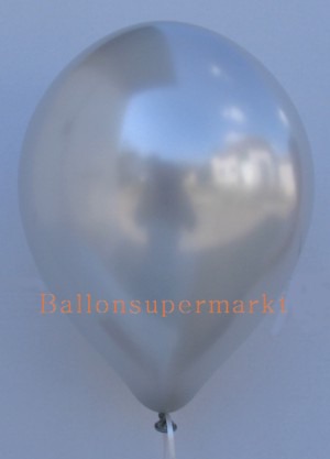 Luftballon Silber Metallic