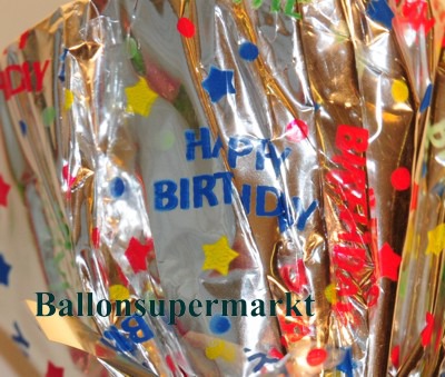 Ballongewicht-Silber-Happy-Birthday-Geburtstag-Folie