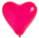 Herzluftballon Rot