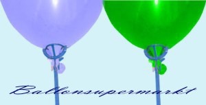 Ballonstäbe, Luftballonstäbe, Halter für Luftballons