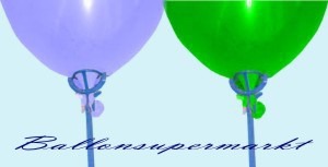 Ballonstäbe, Luftballonstäbe, Halter für Luftballons