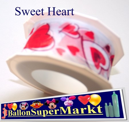 Deko-Zierband-Schmuckband-Sweet-Heart-Rolle