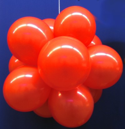 Luftballons: Ballonkugel, Luftballonkugel, Party und Festdekoration