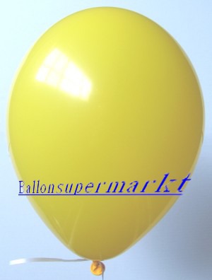 Luftballons Rundballons Oval Gelb
