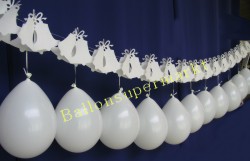 Dekoration Hochzeit Hochzeitsgirlanden Hochzeitsglocken Luftballons 03