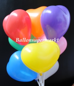 Herzluftballons-12-14-cm-bunte-Farben