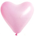 Herzluftballons weiß