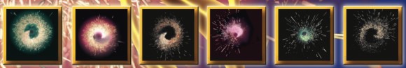 Feuerwerk Riesensonne mit 6 verschiedenen Leuchteffekten