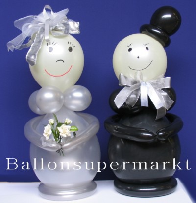 Hochzeitspaar aus Luftballons