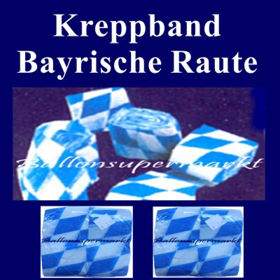 Dekoration-Kreppband-Bayrische-Rauten